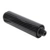 Billiard Pool Cue Extender 4 Inch Carbon Fiber Pool Cue Extension Stick with Rubber Rear Plug for Billiard Accessories