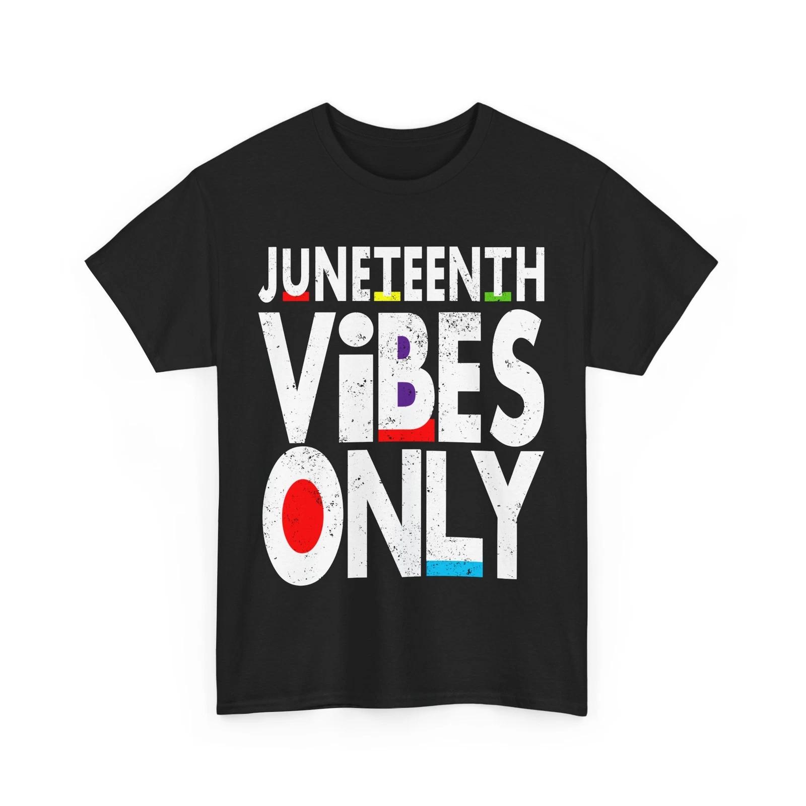 Juneteenth Shirt, Juneteenth Vibes Only Vintage Shirt, June 19, 1865 Shirt L