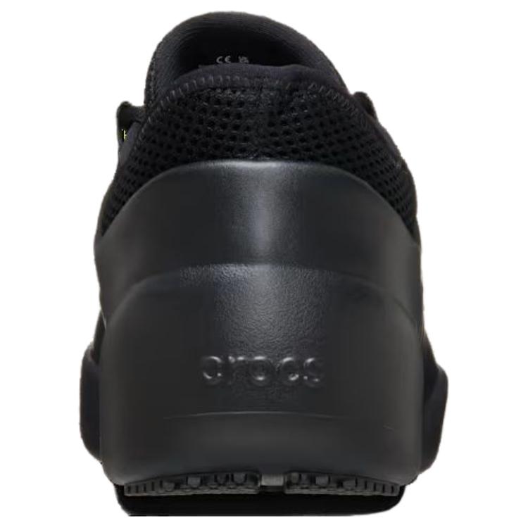 Crocs Bistro Walk Polyester Simple Comfortable Low-Top Casual Shoes Men Sneakers Black 210609-0WC