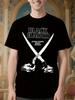Alles Ging Vintage Rockband Grafik - Black Flag "Everything Went Black" Retro Print mit gekreuzten Schwertern Design T-Shirt