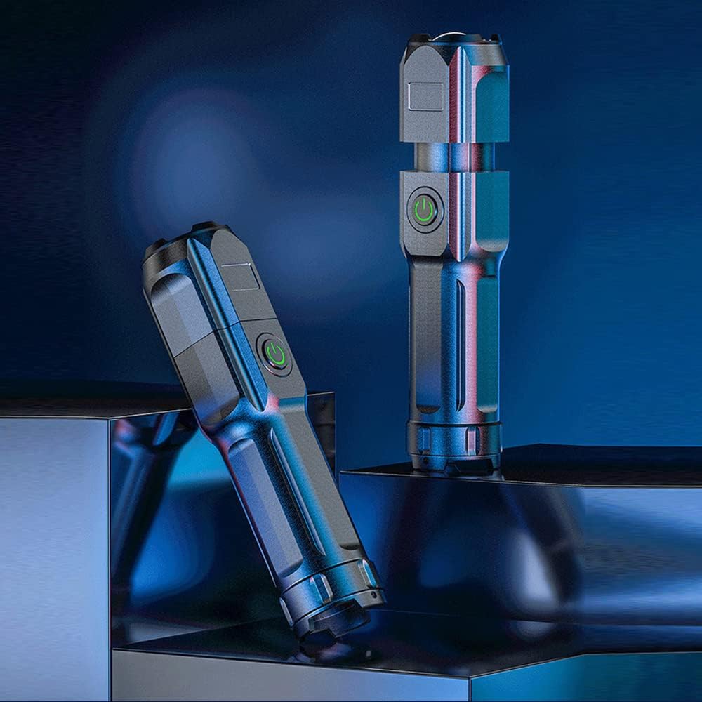 Powerful LED Flashlight Rechargeable USB 18650 Waterproof Zoom Fishing Hunting Camping  Tactical Flashlight LED