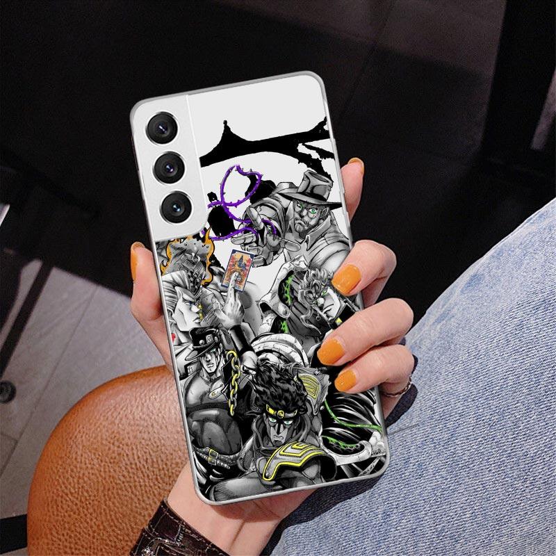 JoJo's Bizarre Adventure Stardust Crusaders Phone Case For Samsung Galaxy S24 S25 Edge S26 Ultra S23 S22 S21 Plus S20 FE + Perso