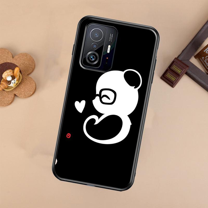 Cute Panda For POCO X5 X4 X3 F5 Pro M4 M5s F3 F4 GT C40 Phone Case For Xiaomi 12T 11T 13 Pro 12 Lite