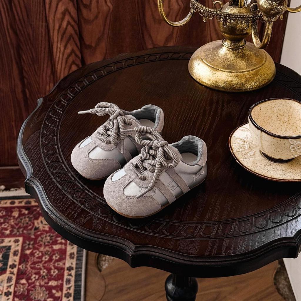 Modische Lauflernschuhe für Kleinkinder aus echtem Leder – Weiche Sohle, Leichte Herbstschuhe