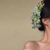 Elegant Blossom Hair Comb For Side Bun Updos Secure Grip Lightweight Plastic Hair Comb Women Accessories