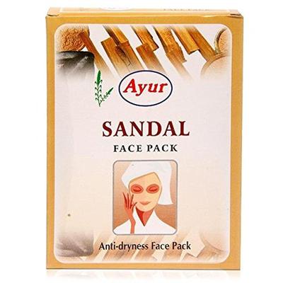 Impacco viso in polvere di sandalo Ayur, 100 g