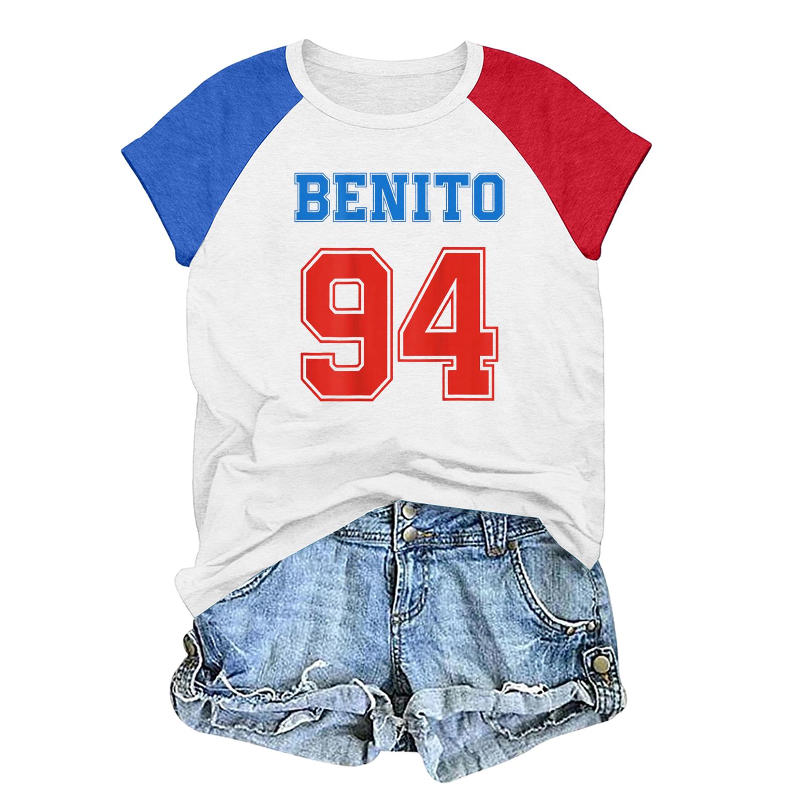 Unisex casual and fashionable short sleeved printed T-shirt top L белый