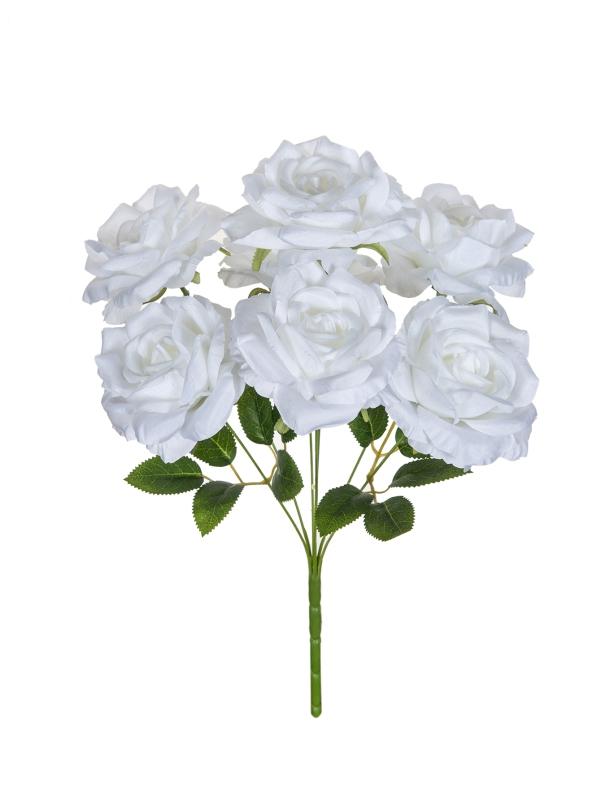 Artificial Flowers Silk Rose Brial Bouquet Fake High Quality Home Room Table Wedding Wreath Decora Outdoor Garden Diy Gifts Box