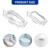 Bathroom Toilet Seat Sound Reducing Cushion Slip Resistant Rubber Cushion Permanent Adhesive Backing Versatile Home Improvement