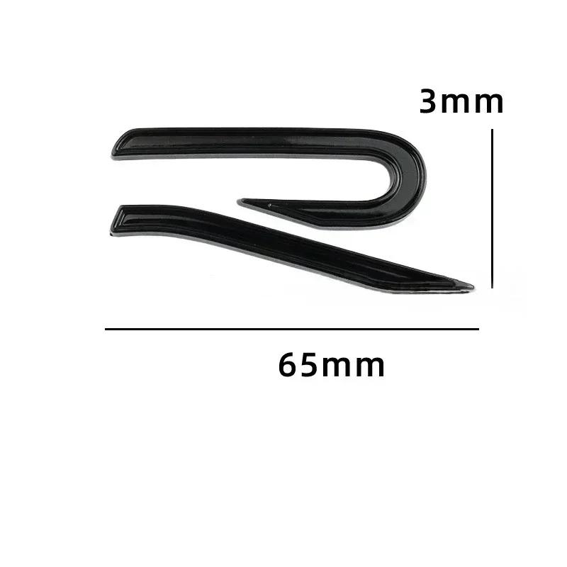 Металеві Наклейки R Car Наклейка на Багажник для R Line Golf 8 Beetle Scirocco Passat Sharan Tiguan Jetta Наклейка на Крило Збоку