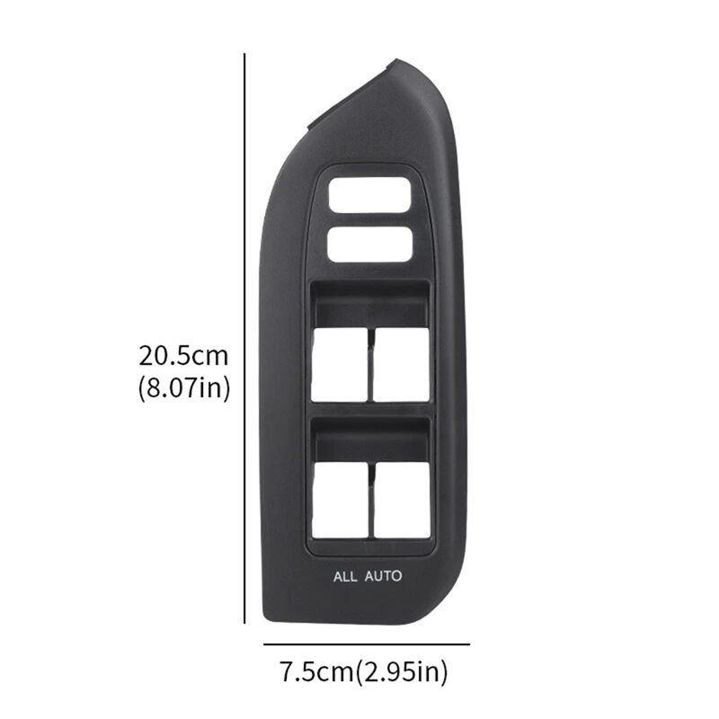 QQ-Left Side Window Control Switch Button Assembly Panel Bezel Trim For Toyota Land Cruiser Prado LC150 2010- LHD