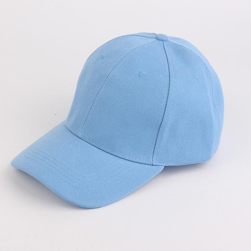 New Spring Summer Baseball Caps Solid Color Women Ponytail Snapback Men Hip Hop Visor Caps Outdoor Fashion Sport Hats Casual Cap