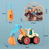 JoyGrow Construction Set of DIY Educational Construction Pretend Sandbox Mini Gift for Boys and Girls Vehicles, 4, Toys, Excavator, Play, Play, Cars,