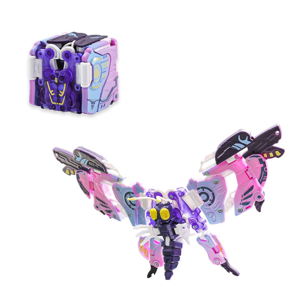 BEASTBOX 52TOYS BULLET Transforming Cube to Highly Articulated Action Transforms into a Mecha Beast or No Batteries Perfect Gift for Kids and Adults