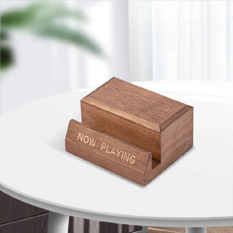 Space Efficient Wooden Cds Storage Rack Vinyls Record Organizers Record Holder With NonToxic Finish For Homes Use