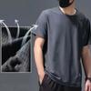 Limid Men Basic Round Neck ShorT Sleeve T shirT On Sha Qwf90a68