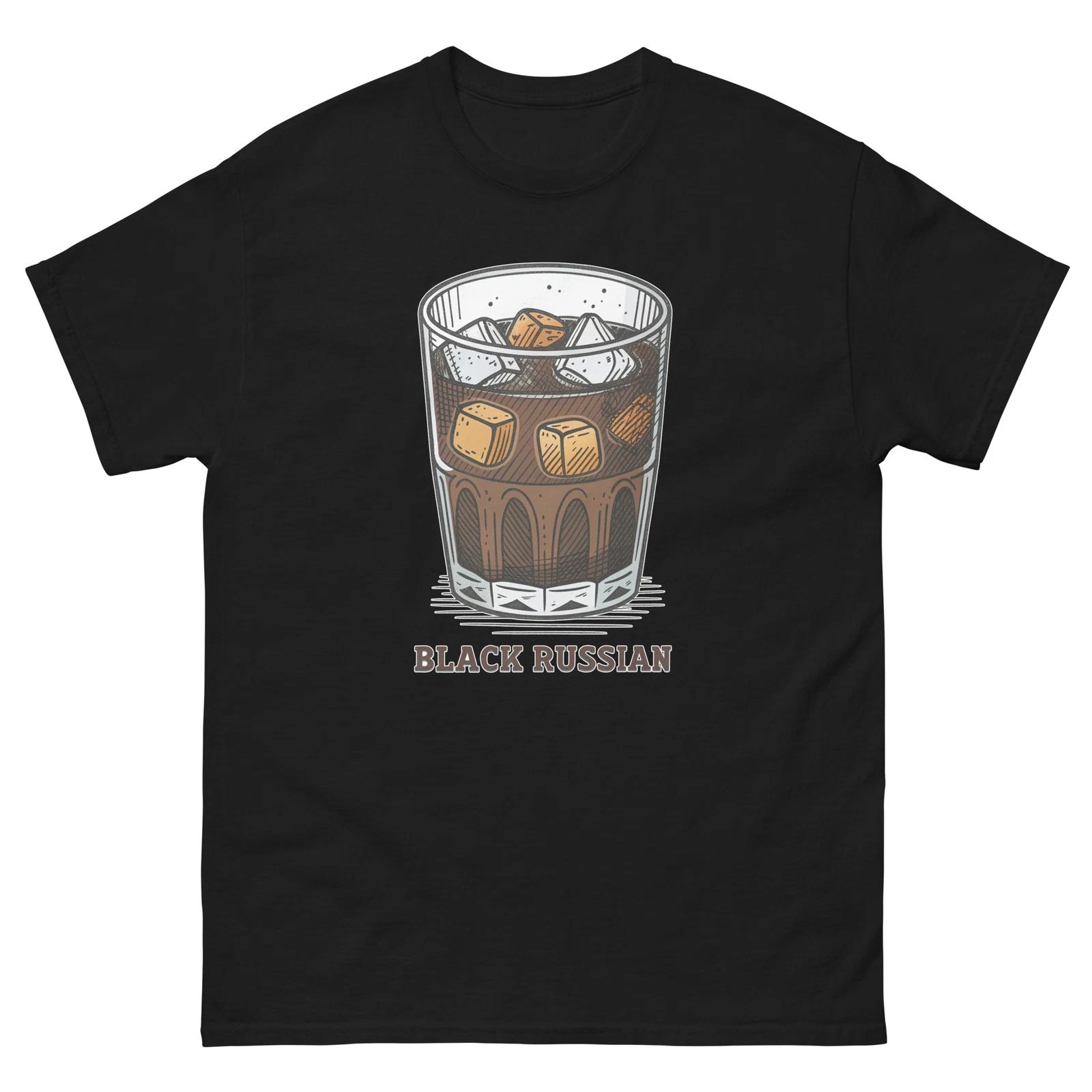 

Black Russian Drink Delicious Popular Beverage T-Shirt 3XL