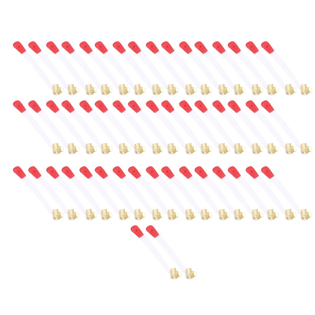 50 Stück Klavier Kletterseil Stimmzügelband mit Metallschloss Musikinstrument Reparaturwerkzeug
