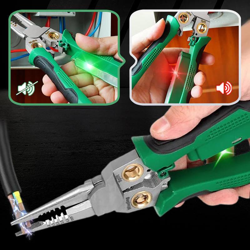 8 In 1 Wire Stripping Pliers Multifunction Electrician Cable Stripper Cutting Splitting Repair Hand Tools Pliers