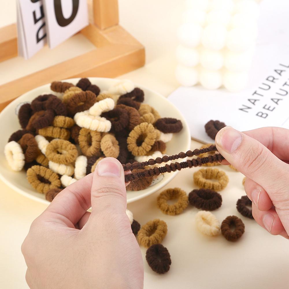 Kids' No-Damage Hair Ties: Elastic, Cute & Durable for Babies & Girls