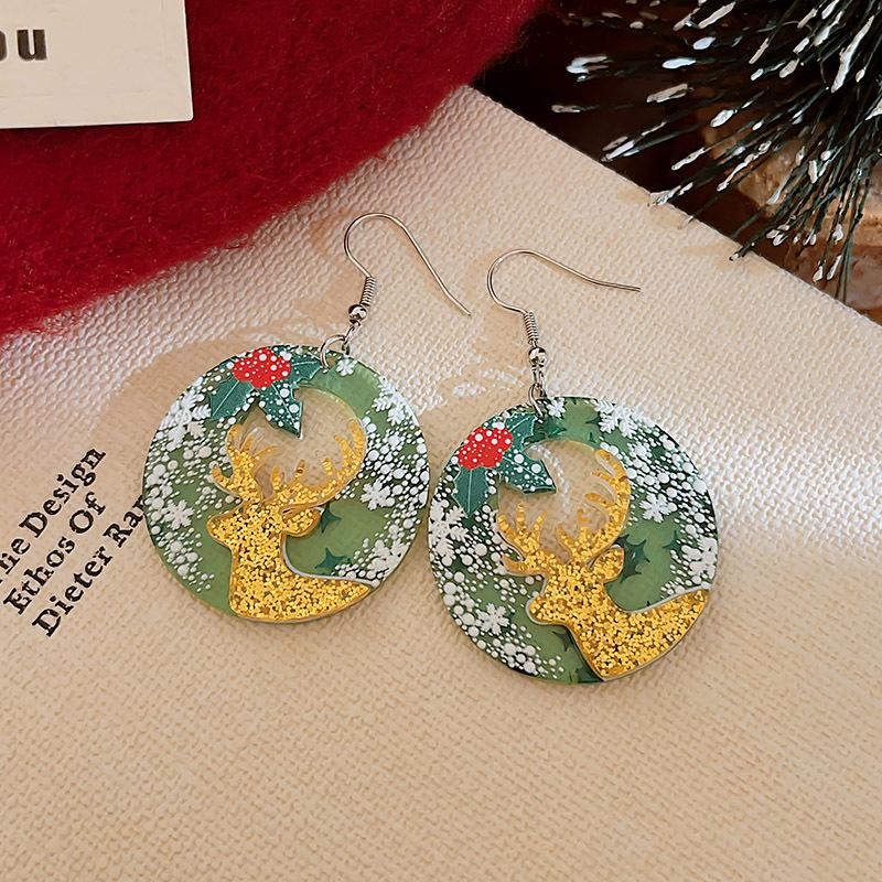 Elegant Christmas Stud Earrings: Cute & Festive Designs for Women - New 2026 Autumn/Winter Collection