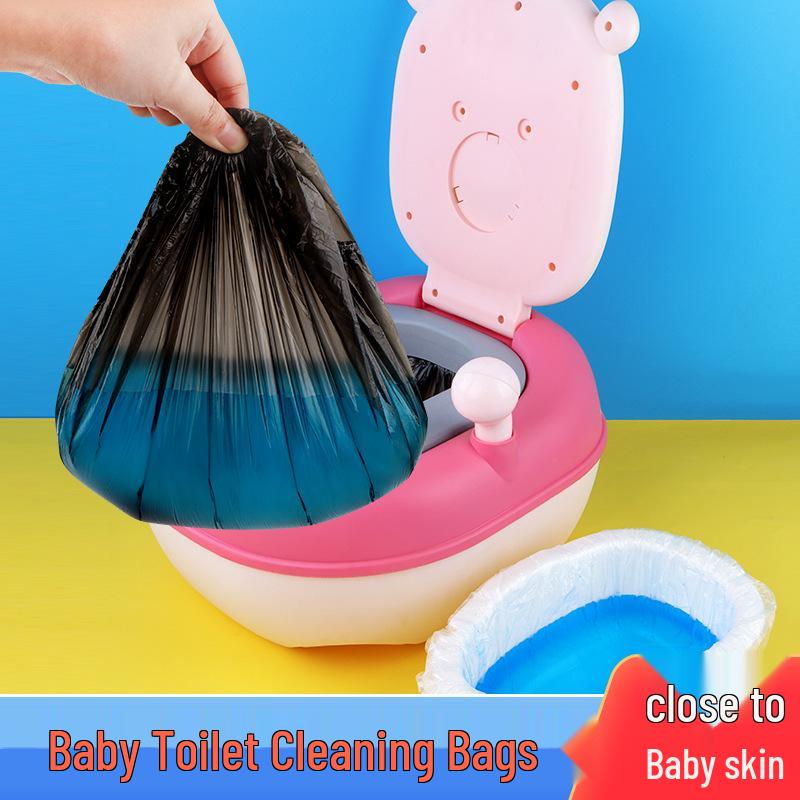 Disposable Thickened Baby Toilet Bags - Large, Portable, Foldable, and Leak-Proof