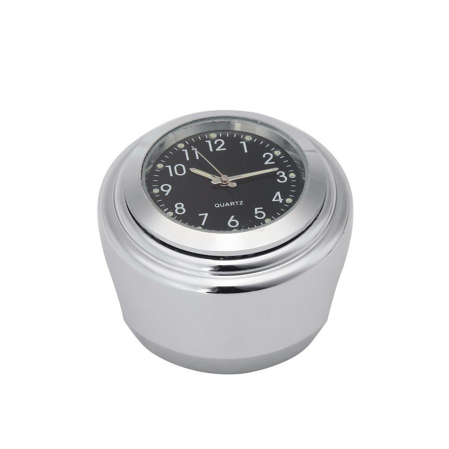 Motorcycle Handlebar Clock Waterproof Luminous Quartz Watch Universal for 7/8" 1" Handlebars Bike Scooter