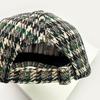 Herbst und Winter Neue Herren Damen Warmer Wollstoff Streifen Karomuster Baseballkappen Vielseitige Mode Britischer Stil Retro Hahnentrittmuster