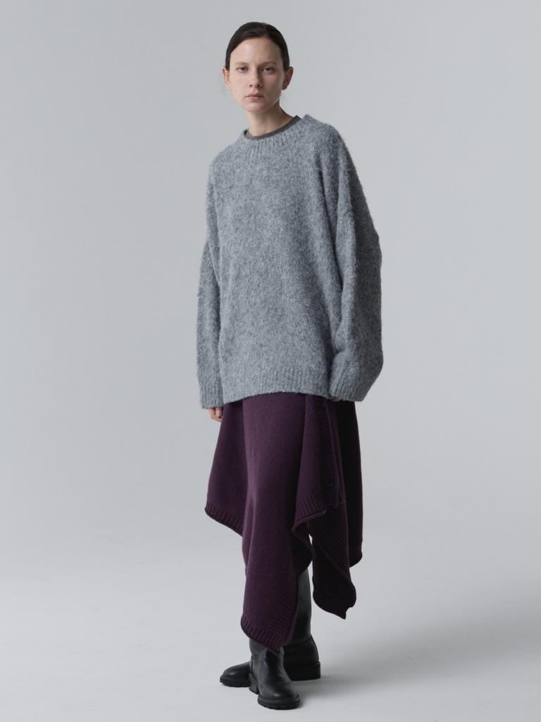 Akokeu Brushed Blend Pullover_Gray