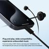 9D Bass Stereo Type C 3.5mm Headphones Volume Control Headset with Mic Wired Earbuds For iPhone Xiaomi Samsung Galaxy Earphones