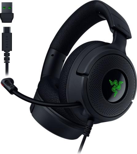 Razer Kraken V4 X Wired Gaming Headset, Black