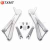 Rear and Front Footpeg Accessories for Ducati 848, 1098, 1098S, Streetfighter, 1198