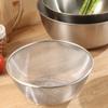 Kitchen Colander Multifunctional Stainless Steel Rice Washing Bowl Food Strainer with Foot for Fruit Vegetable 28 X 12cm / 11 X 4.7in