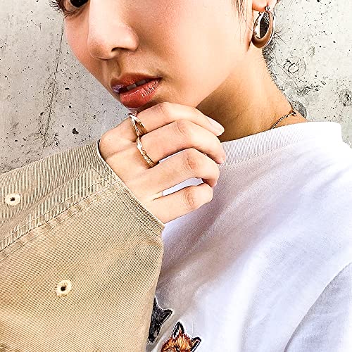 July Hawaiian Jewelry Ring, Thin, Plumeria Scroll Design, Curved Edge, Hypoallergenic, Surgical Stainless Steel, Insta Silver, Size 13