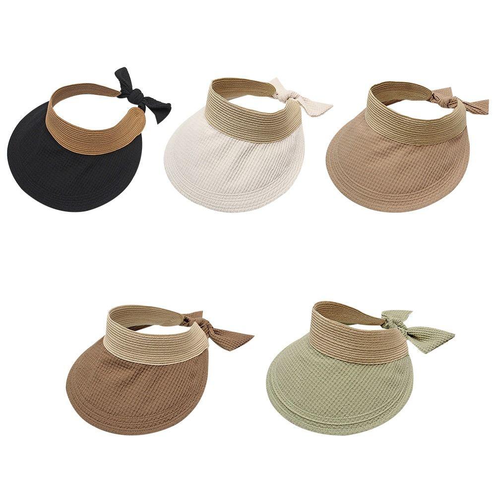 

Fashion UV Protection Big Brim Women Sport Hat Sun Cap Empty Top Hat Sunshade Hat