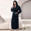 Bata de Franela con Capucha Oversize para Hombre y Mujer de Longitud Larga hasta el Tobillo Ropa de Dormir Acogedora de Invierno Ropa para el Hogar