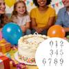 Multipurpose Number Cake Stand Digital Cake Candle Holder For Anniversary Birthday And Moment Enhancements