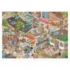 Fun DIY 3D Miniature Stickers Stacking Handicraft Decor Cabin Town Stickers Creative Arts Scrapbook Album Decoration
