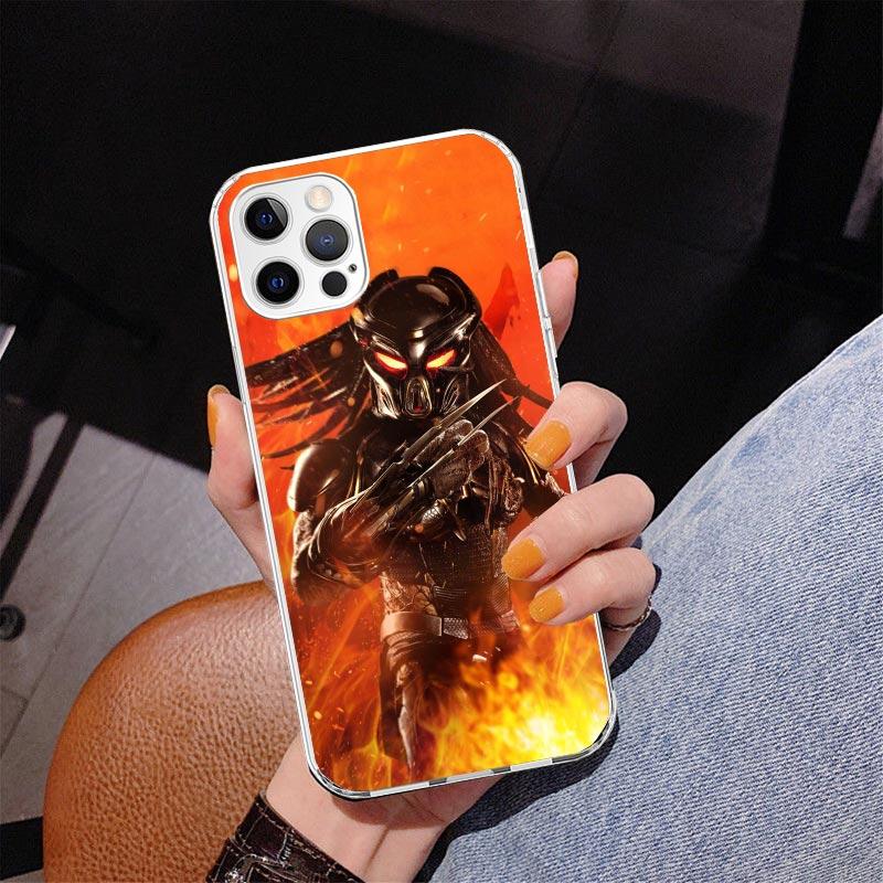Alien Vs Predator Painted Phone Case For iPhone 17 Air 16 Pro Max 16E 15 + 14 Plus 11 12 13 Mini 7 8 SE Gift Print Cover Fundas