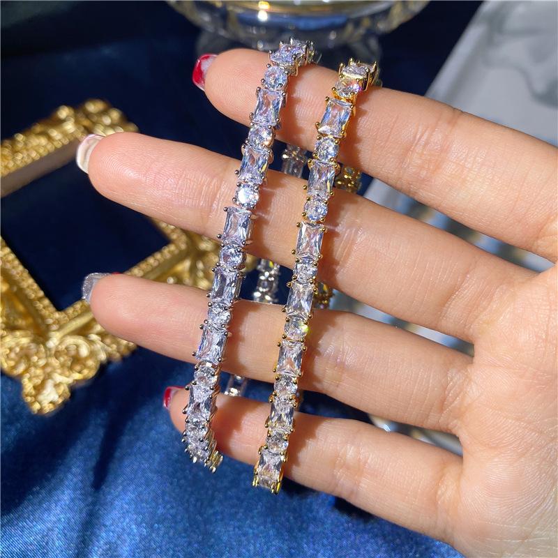 2026 European and American New Simple Zircon French Bracelet Fashion Trend Accessories Women's Creative Bracelet