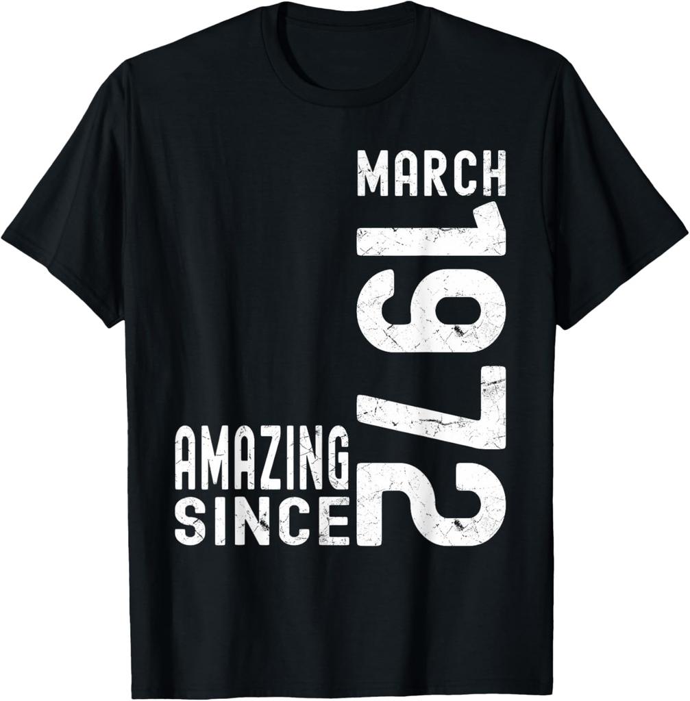 1972 Limitierte Auflage 54. Geburtstag Geboren 1972 Unisex Hals Kurzarm T-Shirt Lässig Personalisierte Kleidung Camisas Streetwear