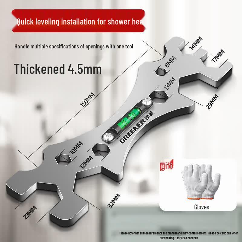 Greener Multi-function Bathroom Wrench