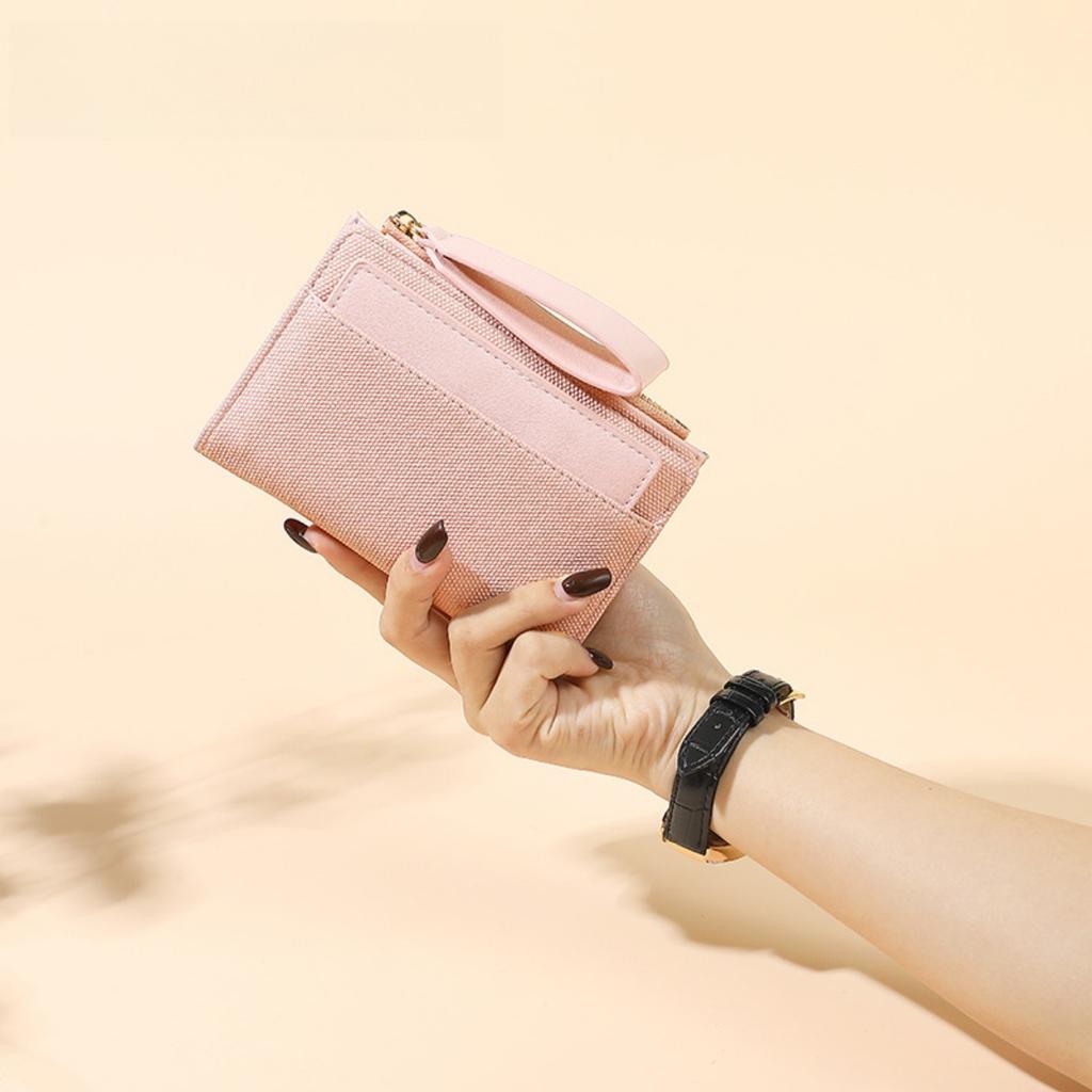 Ladies, Wallet, Double Fold, Multi Card Slot, Handbag, Small Bag, Zero Wallet