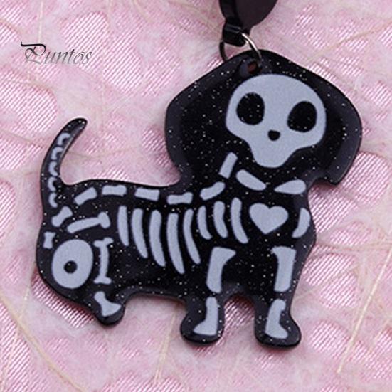1 Pair Halloween Earrings Spooky Chic Bat Cat Skull Lightweight Trendy Personality Fun Comfortable Earrings