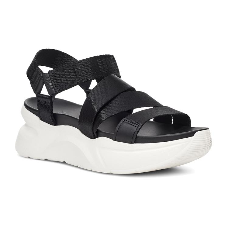 UGG La Cloud Collection Sports Sandals 'Black White' Women's 1118499-BPLL