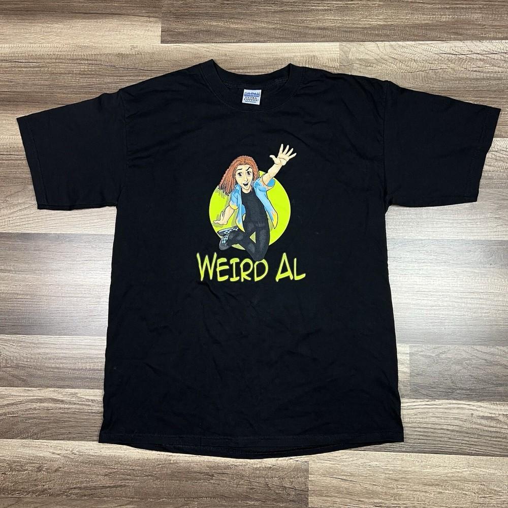 Коллекция Weird Al Yankovic Черная рубашка Унисекс S-5XL BO820 Унисекс Футболка XXXXL