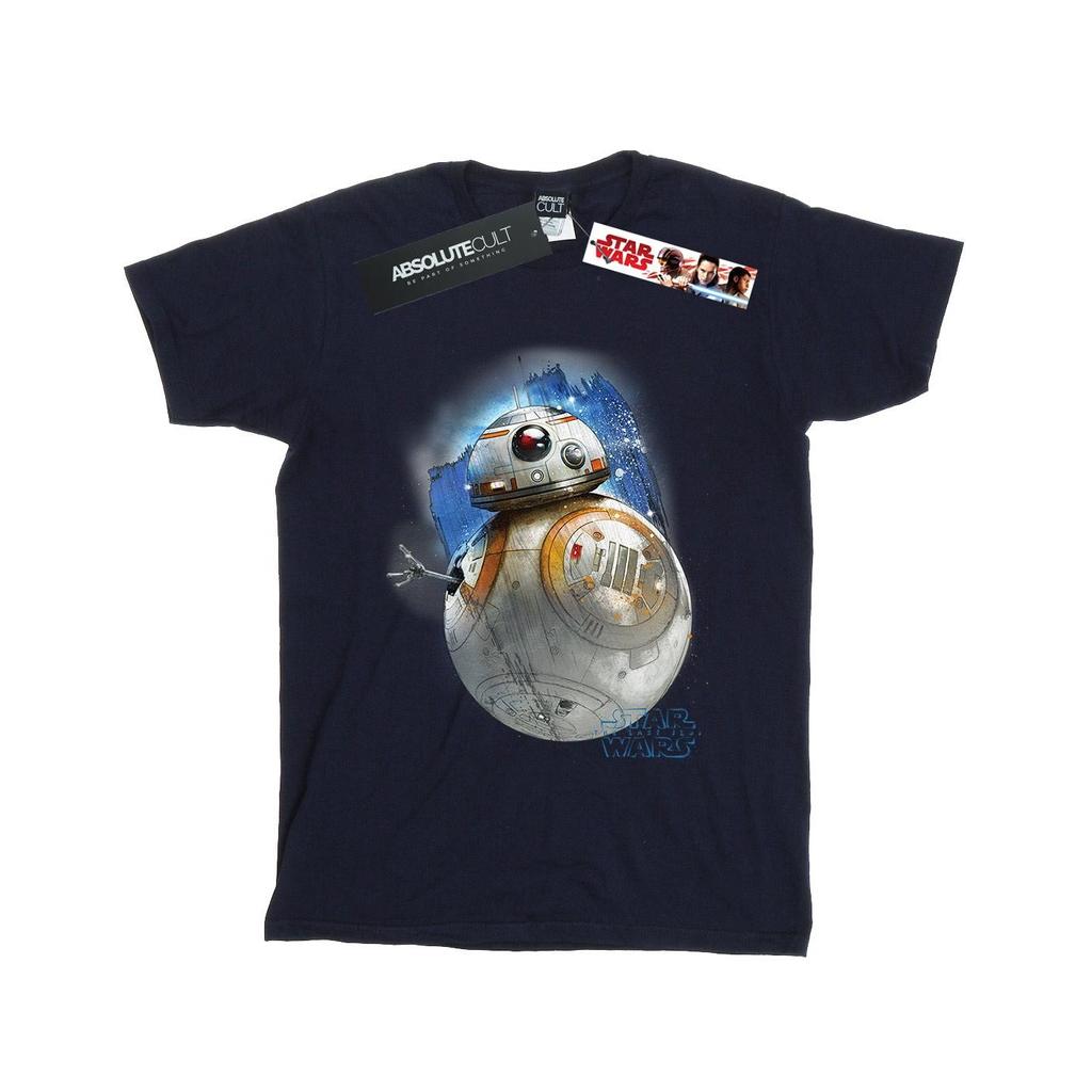 Star Wars Womens/Ladies The Last Jedi BB-8 Brushed Cotton Boyfriend T-Shirt
