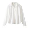 Solid Color Shirt Women's Long Sleeved Top Minimalist Temperament Chiffon Shirt Korean Version