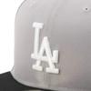 59FIFTY Cap 14561996 NER35C4087 LA Gray ONSPOTZ Exclusive SIDE PATCH 2Tone MLB Los Angeles Dodgers MLB 5950 New Era Deep Fit Outing UV Protection