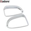 For Hyundai Santa Fe    Chrome Car Rearview Mirror Eyebrow Sun Visor Rain Shade Guard Frame Cover Trim Accessories